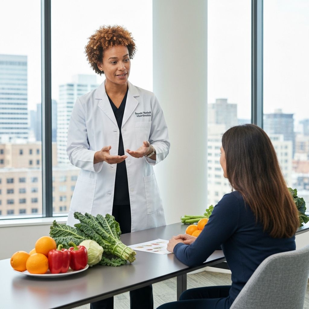 Healthy nutrition consultation